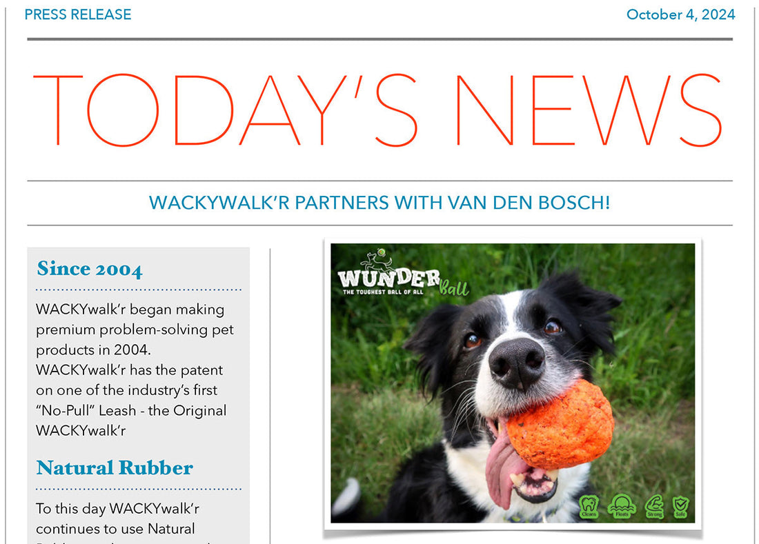 WACKYWALK’R PARTNERS WITH VAN DEN BOSCH