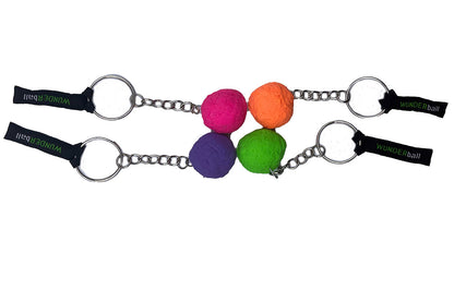 4 Pack of WUNDERball Keychains (Assorted Colors)